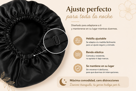 Gorro de saten